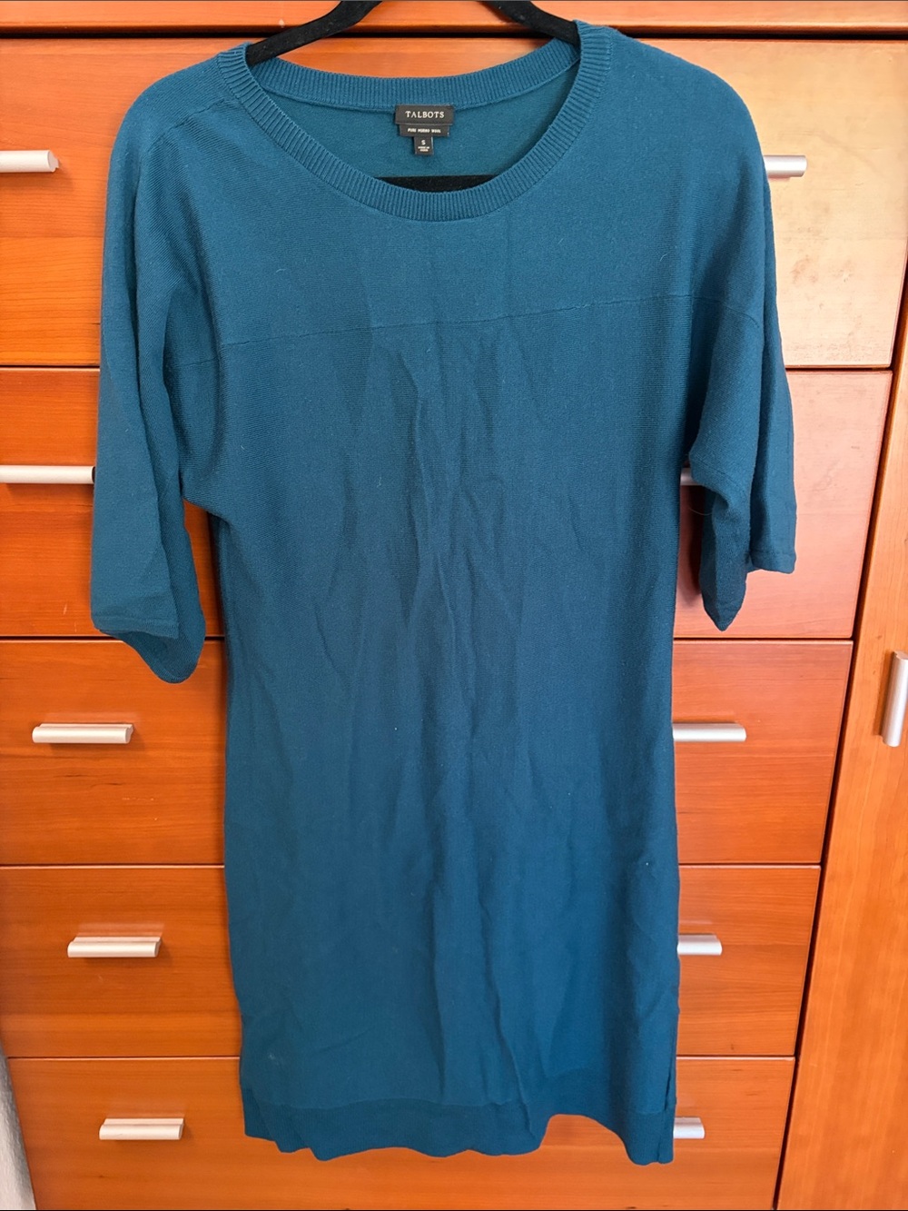 Talbots Teal Sweater Dress